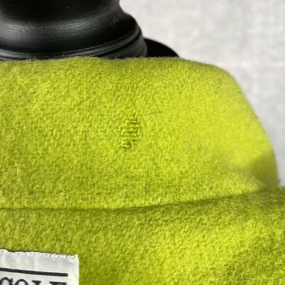 Vintage Jordan & Cole Wool Blend Yellowish/Green Colored Coat (Size: Med) - Picture 9 of 13